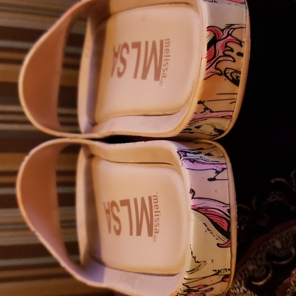 EUC MLSA by Melissa Pink Unicorn Beach Slides (6)-$25 for 2 | Shoe Sale Promo - Picture 4 of 9